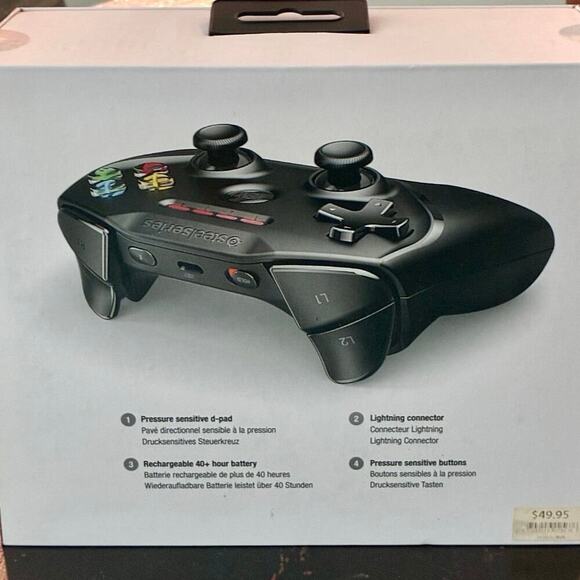SteelSeries Nimbus Wireless Gaming Controller for Apple Devices - Picture 2 of 5